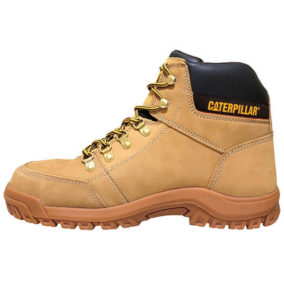 CAT Men Outline ST Steel Toe Construction Work Boots Size US 10.5M Honey Reset - Picture 4 of 6